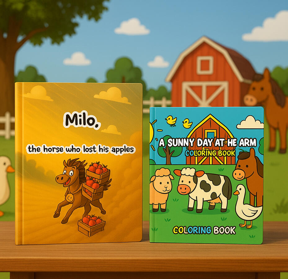 Milo + Farming Coloring Book